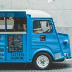 blue food truck